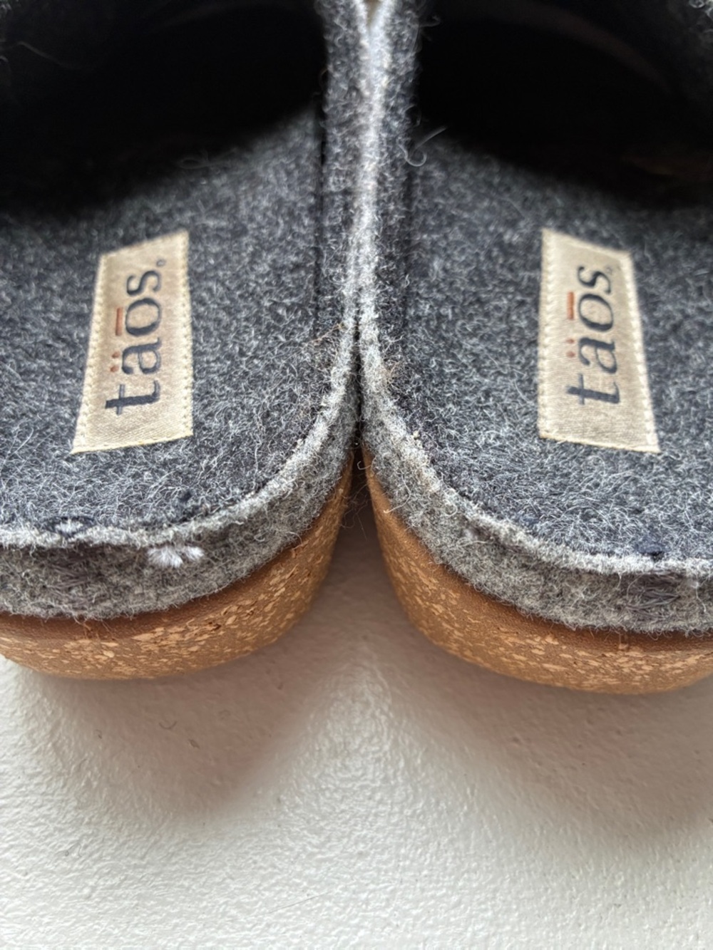Taos Woolery Gray Slip-On Clog Slipper - Picture 8 of 8